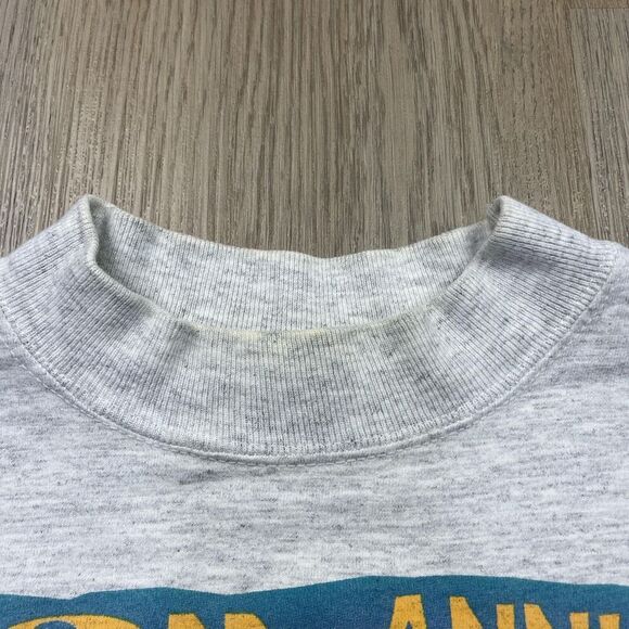 Vintage Zilla 10K Run Shirt Mens Large Mangia Chicago Pizza Race Graphic 90s - Picture 3 of 12